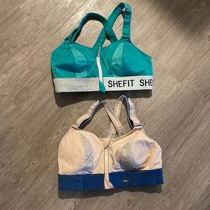 (2) Shefit High Intensity Sports Bras, adjustable